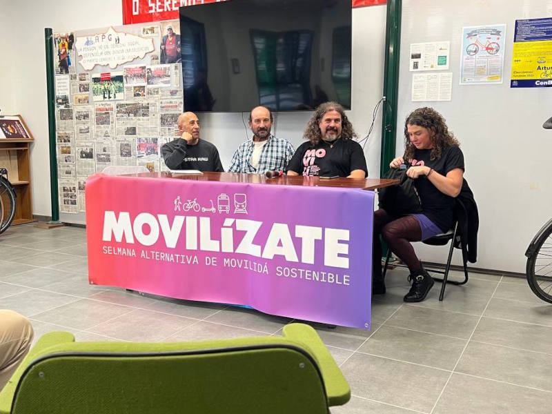 Acto de presentación de la semana alternativa de la movilidad 