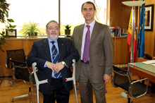 /fotos/Mario García presidente de Cocemfe y César Antón Beltrán Director General del IMSERSO