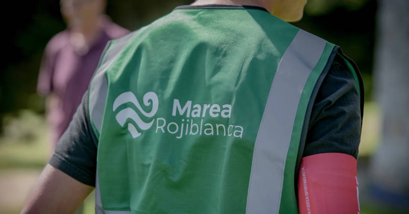 Peto verde de Marea Rojiblanca